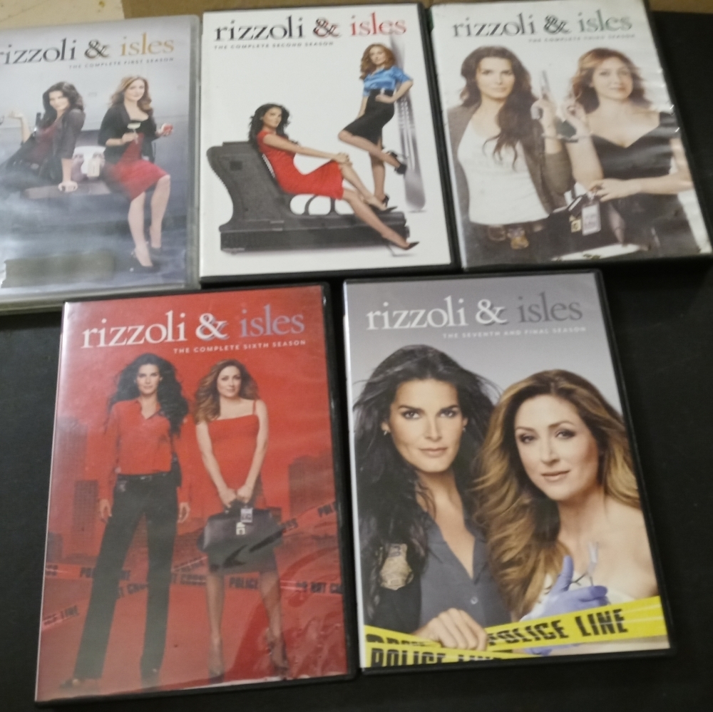 RIZZOLI & isles seasons 1 2 3 6 7